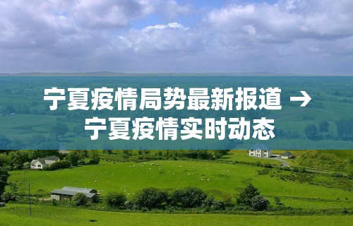 宁夏疫情局势最新报道 → 宁夏疫情实时动态