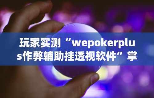 玩家实测“wepokerplus作弊辅助挂透视软件”掌握辅助功能必胜规则
