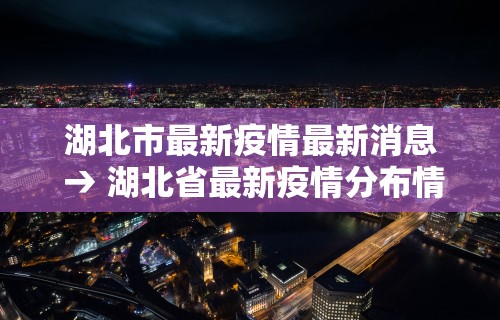 湖北市最新疫情最新消息 → 湖北省最新疫情分布情况