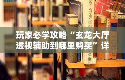 玩家必学攻略“玄龙大厅透视辅助到哪里购买”详细透视辅助教程官方正版下载