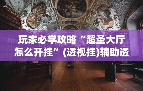 玩家必学攻略“超圣大厅怎么开挂”(透视挂)辅助透视教程