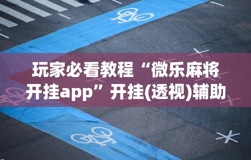 玩家必看教程“微乐麻将开挂app”开挂(透视)辅助教程