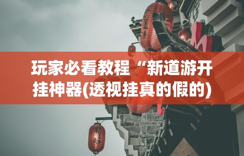 玩家必看教程“新道游开挂神器(透视挂真的假的)