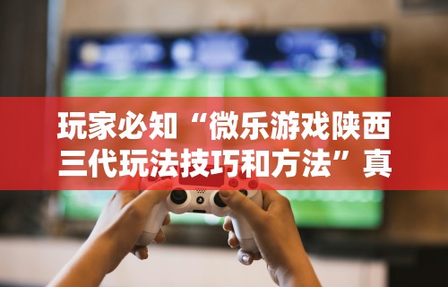 玩家必知“微乐游戏陕西三代玩法技巧和方法”真实开挂技巧分享